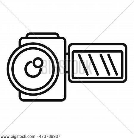 Home Camcorder Icon Outline . Camera Movie. Tv Production