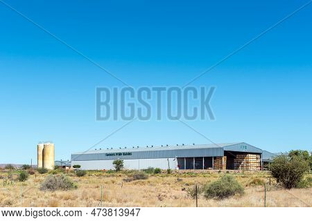 Keimoes, South Africa - Feb 25, 2023: A Raisin Processing Facility Near Keimoes In The Northern Cape