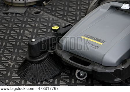 Kaunas, Lithuania - March 30, 2023: Professional Karcher Cleaners At International Agricultural Show
