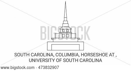 United States, South Carolina, Columbia, Horseshoe At , University Of South Carolina, Travel Landmar