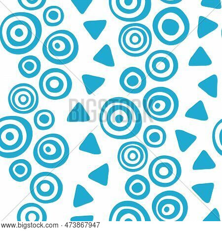 Seamless Pattern In African Style. Vector Background.