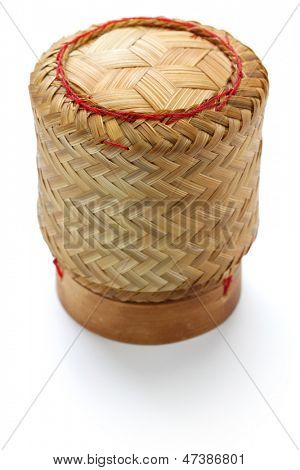 thajské laos bambus lepkavá rýže kontejner