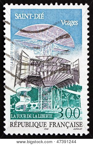 Posta pulu Fransa 1998 Tower Of Liberty, Saint-die