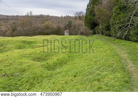 Scenery Showing A Historic Battlefield Around Verdun, Fought From 21 February To 18 December 1916 On