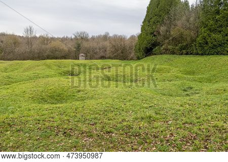 Scenery Showing A Historic Battlefield Around Verdun, Fought From 21 February To 18 December 1916 On