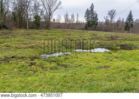 Scenery Showing A Historic Battlefield Around Verdun, Fought From 21 February To 18 December 1916 On