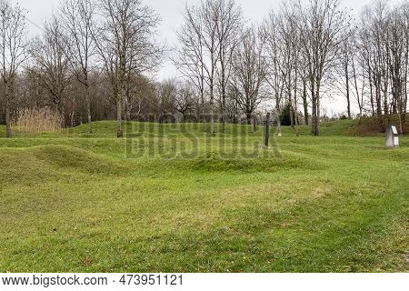 Scenery Showing A Historic Battlefield Around Verdun, Fought From 21 February To 18 December 1916 On