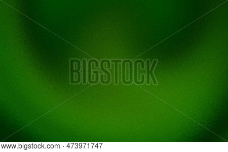 Attractive Green Gradient Background With Noise Or Grain Textures. Green Grunge Texture Background. 
