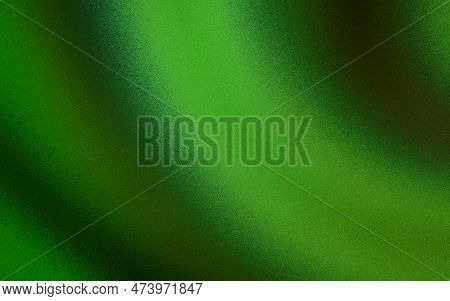 Attractive Green Gradient Background With Noise Or Grain Textures. Green Grunge Texture Background. 