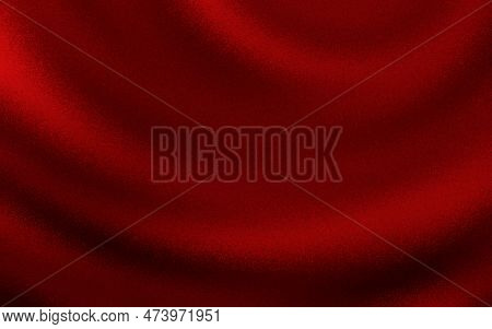 Elegant Red Gradient Background With Noise Or Grain Textures. Red Grunge Texture Background. Blurred