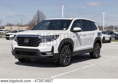 Avon - Circa April 2023: Honda Passport With The Honda Performance Development Package. Honda Offers
