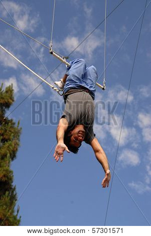 Dr. Jamil Aboulhosn at Kerri Kasem's Birthday party held at the  Flying Gaona Brothers Trapeze School,  Woodland Hills, CA. 07-11-10