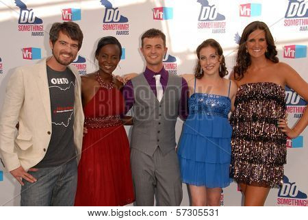 Mark Rembert, Jacqueline Murekatete, Wilfredo Perez Jr., Jessica Posner and Micaela Connery at the VH1 2010 Do Something Awards, Palladium, Hollywood, CA. 07-19-10