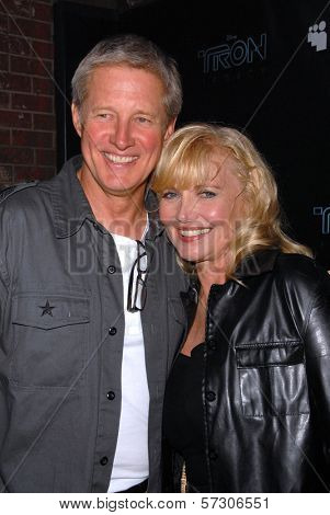 Bruce Boxleitner and Cindy Morgan at the TRON Legacy