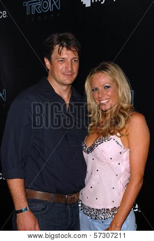 Nathan Fillion at the TRON Legacy