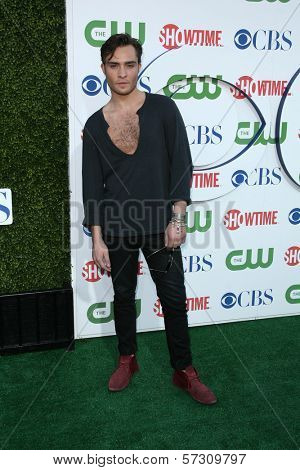 Ed Westwick at the CBS, The CW, Showtime Summer Press Tour Party, Beverly Hilton Hotel, Beverly Hills, CA. 07-28-10