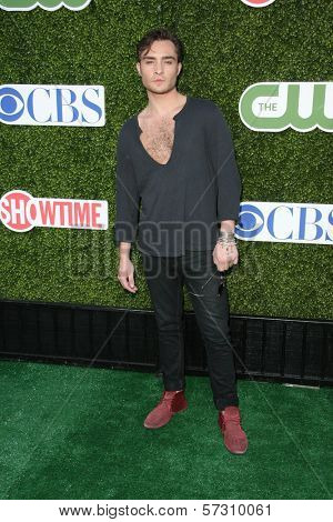 Ed Westwick at the CBS, The CW, Showtime Summer Press Tour Party, Beverly Hilton Hotel, Beverly Hills, CA. 07-28-10