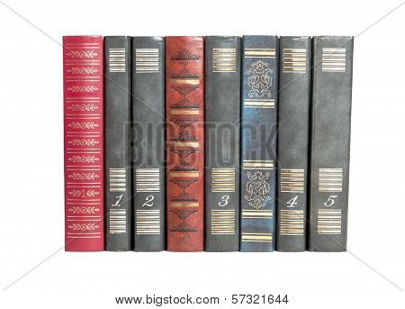 Vintage Book In A Row