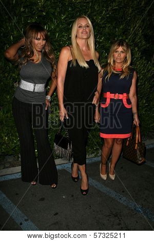 Traci Bingham and Gena Lee Nolin, Nicole Eggert at the Baywatch Reunion Dinner, XIV Restaurant,  West Hollywood, CA.  08-19-10