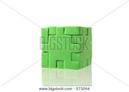 Büyük yeşil blok