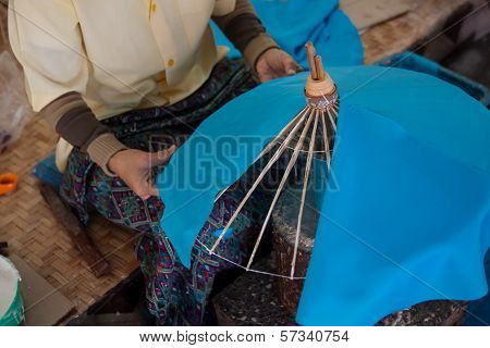 Umbrella Made of Paper Cloth Arts And Crafts