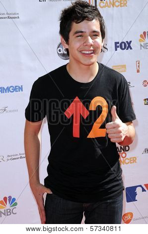 David Archuleta at the 2010 Stand Up To Cancer, Sony Studios, Culver City, CA. 09-10-10