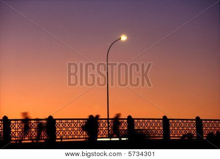 Naplemente: Galata Bridge