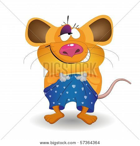 mouse in love