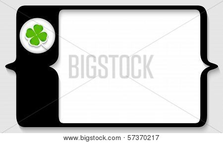 Vector Box For Any Text With Cloverleaf