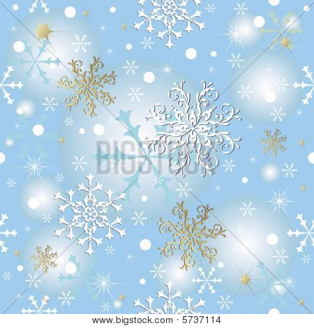 Abstract seamless blue background