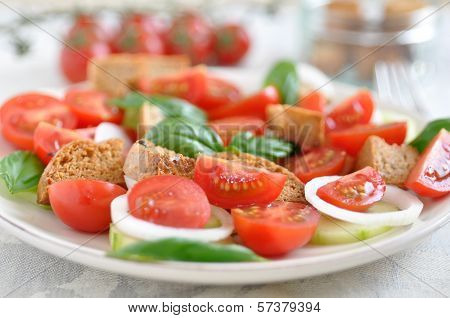 Panzanella, healthy Italian Salad