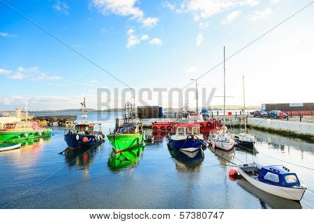 Cobh, Ireland - November 26 : View Of Harbour On November 26, 2012 In Cobh Ireland