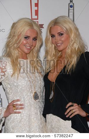 Karissa and Kristina Shannon  at E!'s 20th Birthday Bash Celebrating Two Decades of Pop Culture, The London, West Hollywood, CA. 05-24-10