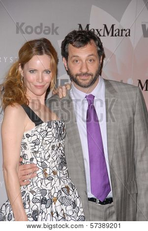 Leslie Mann and Judd Apatow at the 2010 Crystal + Lucy Awards: A New Era, Century Plaza, Century City, CA. 06-01-10