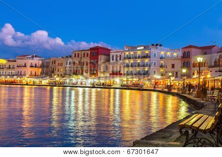 venetian habour of Chania, Crete, Greece