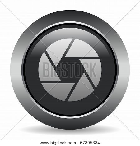 Camera objective icon