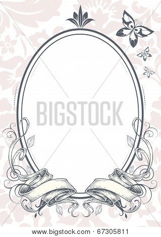 Ornate Mirror Vector illustration