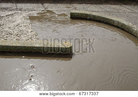 Sewage Water Sludge Settle Mechanism Plant