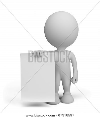Person With The Announcement