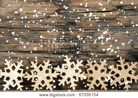 Christmas Decoration With Snowflakes