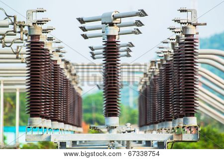 Power station for making electric energy