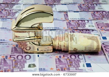 Euro rahaa Cash Curreny laskut taustakuvaksi