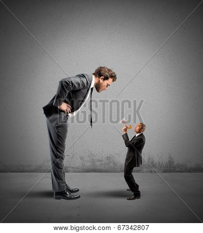 Businesswoman Shouting