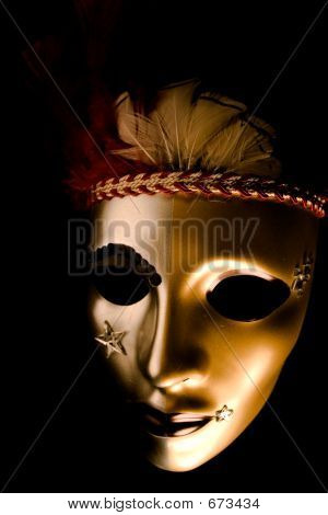 Dekoreret venetianske maske