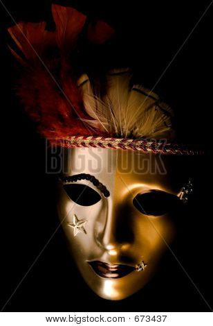 Dekoreret venetianske maske