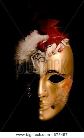 Dekoreret venetianske maske