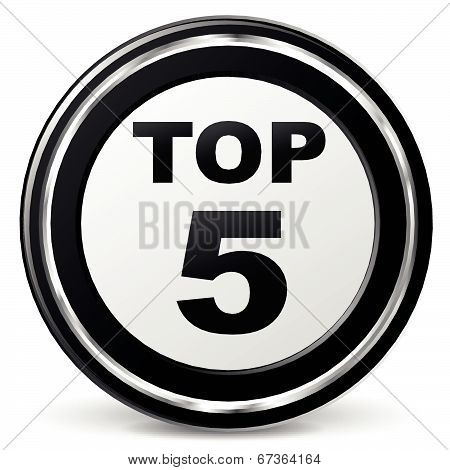 Vector Top Five Icon