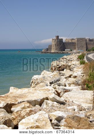 Mamure Fortress In Turkey