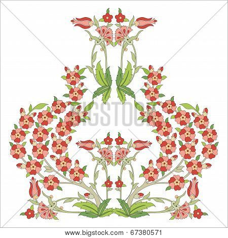 Ottoman Art Flowers Sixteen