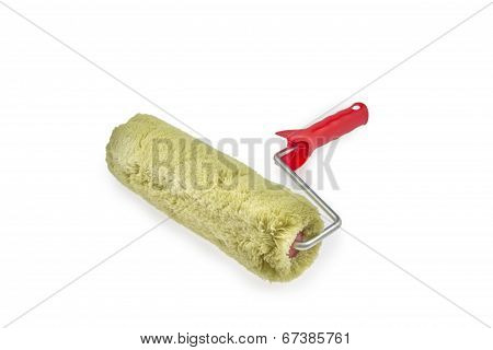 Paint Roller Isolated On White